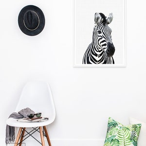 Zebra Print, Girl Nursery Decor, Baby Girl Nursery, Nursery Wall Art, Nursery Art, Nursery Prints, Zebra Art, Zebra Print Wall Art Print image 3