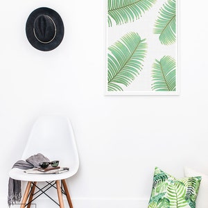 Tropical Leaves Leaf Print Fern Print Printable Palm Leaf - Etsy