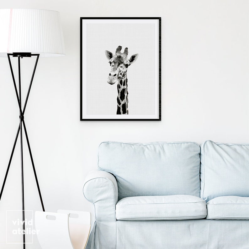 Giraffe Print, Giraffe Wall Art, Nursery Animal Prints, Giraffe Art Prints, Nursery Art, Nursery Decor, Nursery Wall Art, Nursery Prints image 7