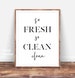 Bathroom Wall Decor, So Fresh So Clean Print, Bathroom Decor, Bathroom Wall Art, Bathroom Art, Bathroom Printable, Printable Wall Art 