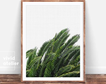 Palm Leaves Wall Art, Palm Leaf Prints, Tropical Leaf Decor, Tropical Leaves, Leaves Print, Palm Wall Decor, Palm Digital Print, Palm Poster