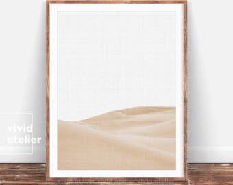 Sand Print, Dune Print, Sand Wall Print, Desert Printable, Minimalist Wall Art, Minimal Poster, Wilderness Wall Print, Landscape Print