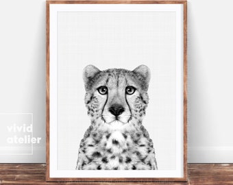 Cheetah Print, Animal Print, Nursery Wall Art, Nursery Prints, Digital Prints, Downloadable Prints, Printable Art, Photography Prints