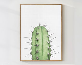 Cactus Print, Succulent Print, Cactus Wall Art, Cactus Printable, Cactus Poster, Digital Prints, Botanical Print, Downloadable Prints, Art