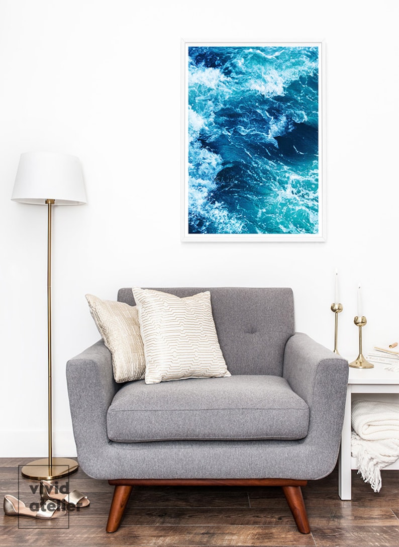 Ocean Print Beach Decor Coastal Decor Ocean Photography Etsy