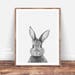Black and White Woodlands Fox Nursery Animal Print, Fox Print ...