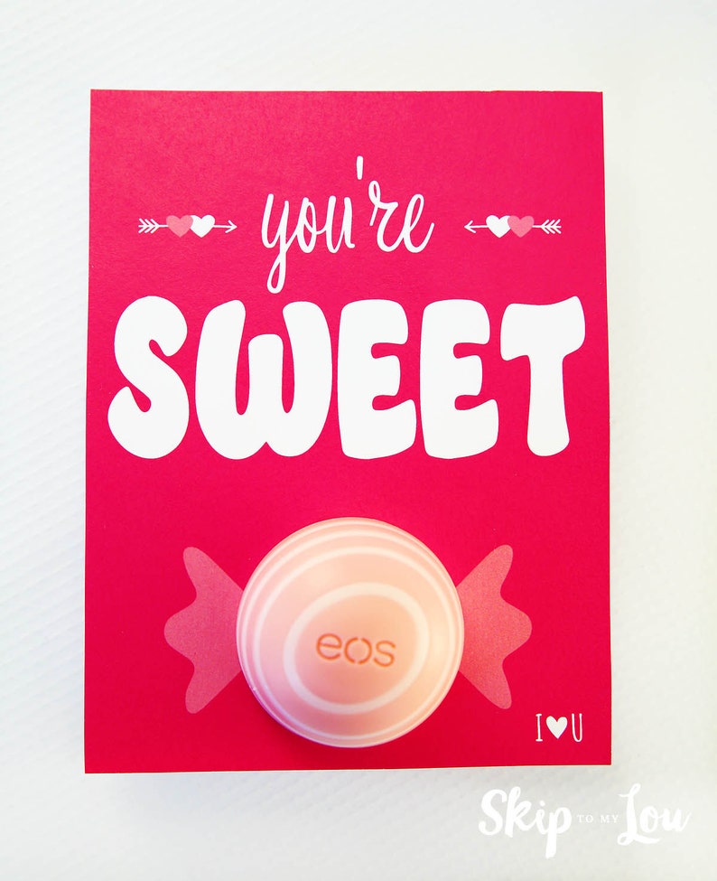 EOS Lip Balm Printable Gifts {4 Designs} - Etsy