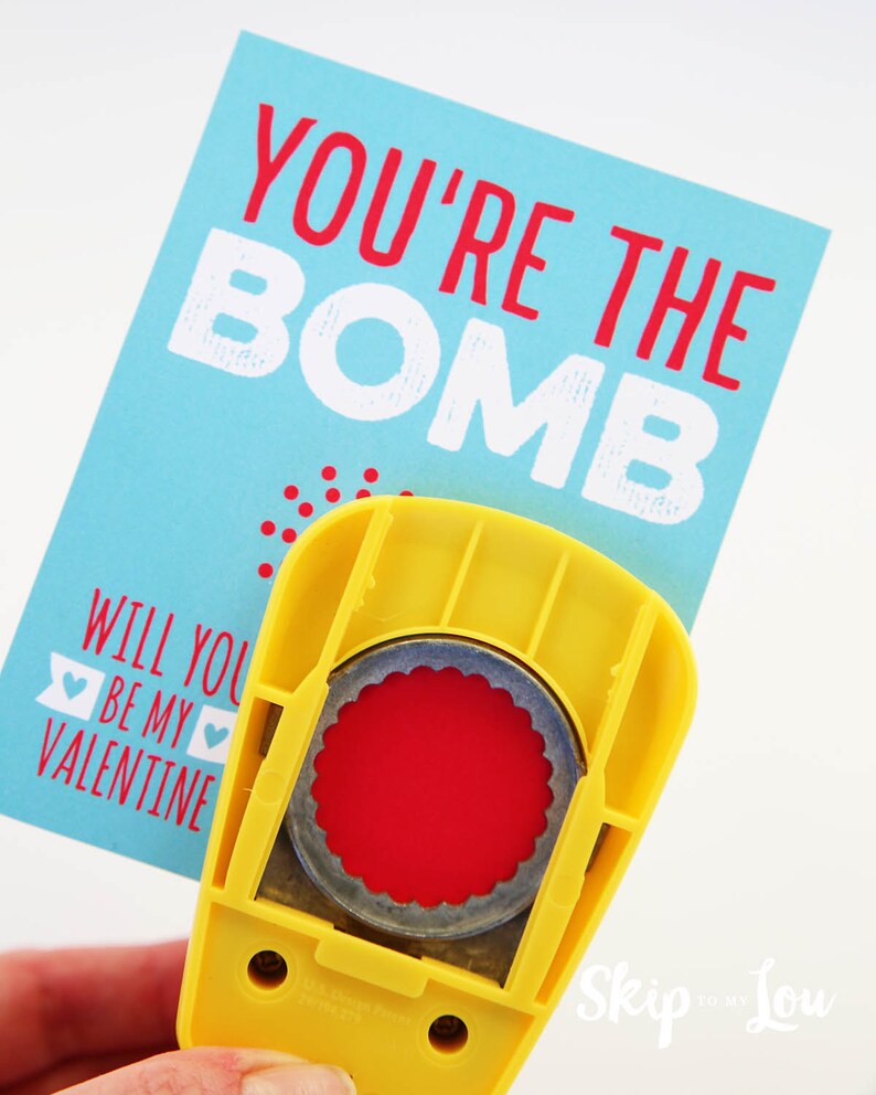 EOS Lip Balm Valentine Printable {you're the Bomb} - Etsy