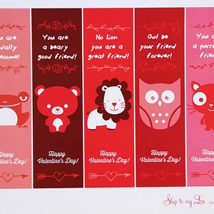 Valentine Book Marks image 4