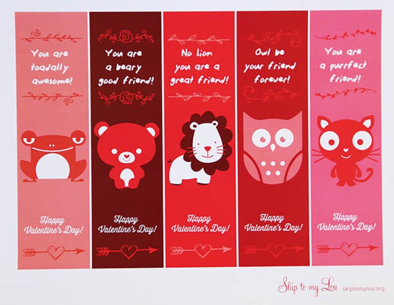 Valentine Book Marks image 4