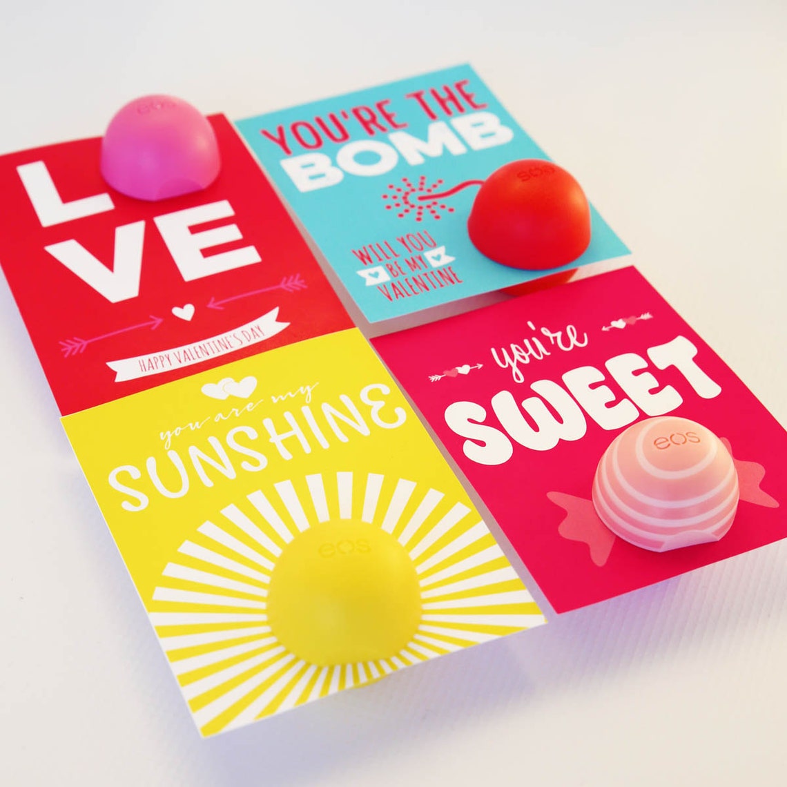 EOS Lip Balm Printable Gifts {4 Designs} - Etsy