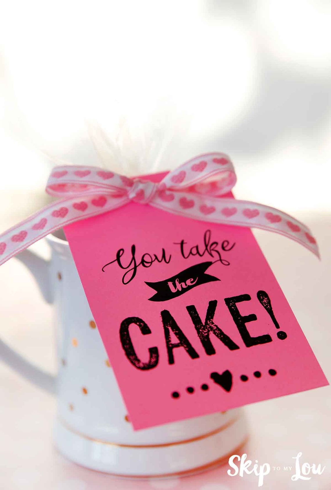You Take the Cake! - Gift Tag - Etsy