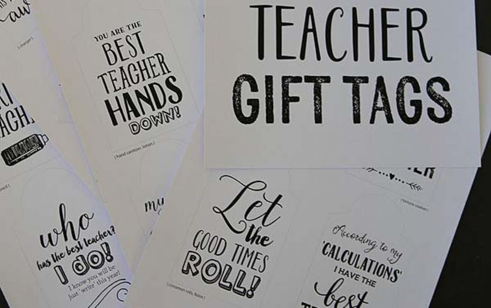 Back to School Printable Gift Tags for Teachers - Etsy