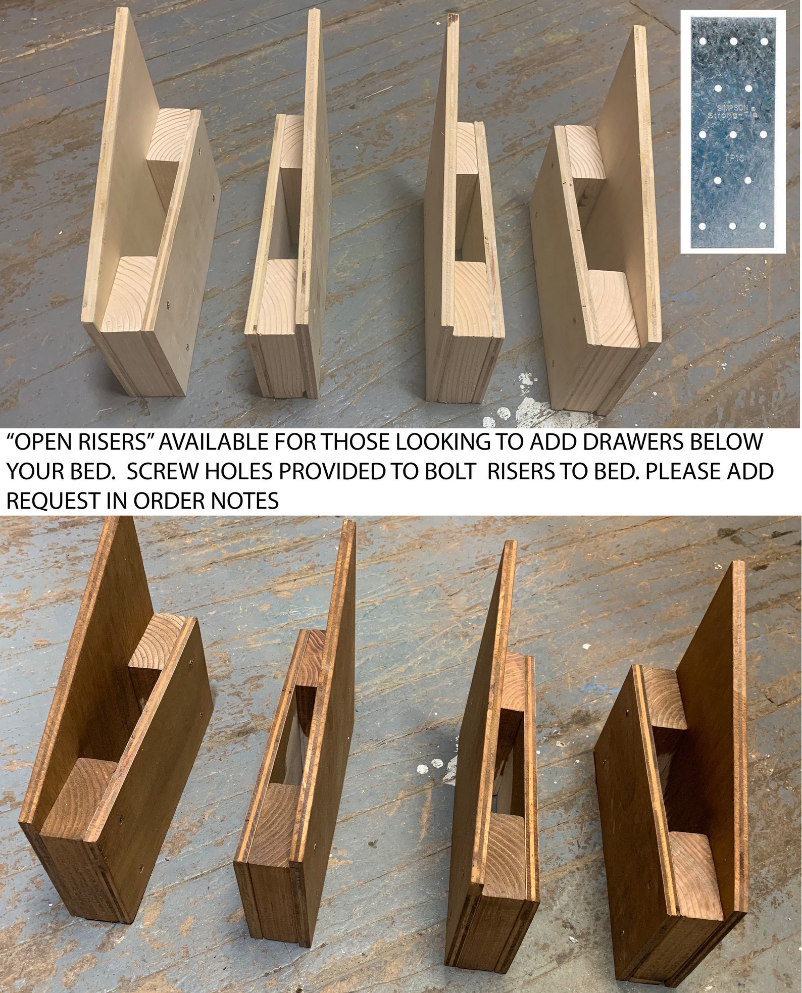 bed risers