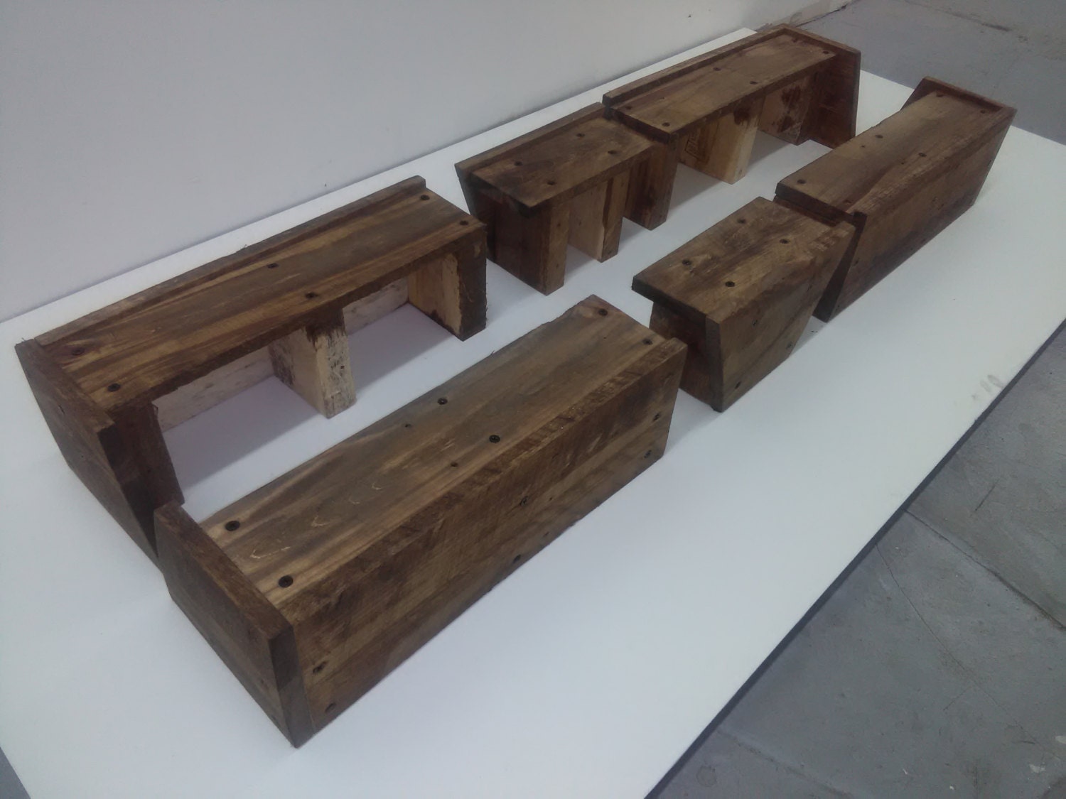 Bed Risers For CB2's Andes Acacia Bed