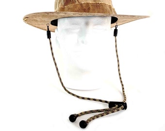 Stampede String With Cotter Pin Black 18 Inch Chin Strap - Etsy