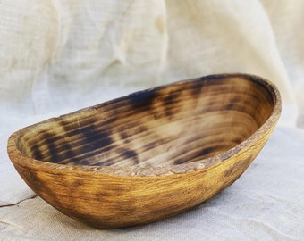 Hand Carved Wooden Bowl