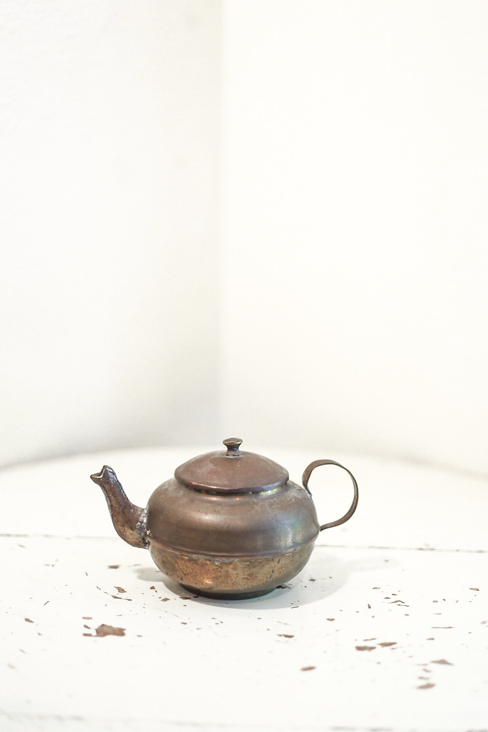 Vintage Brass Teapot small Etsy
