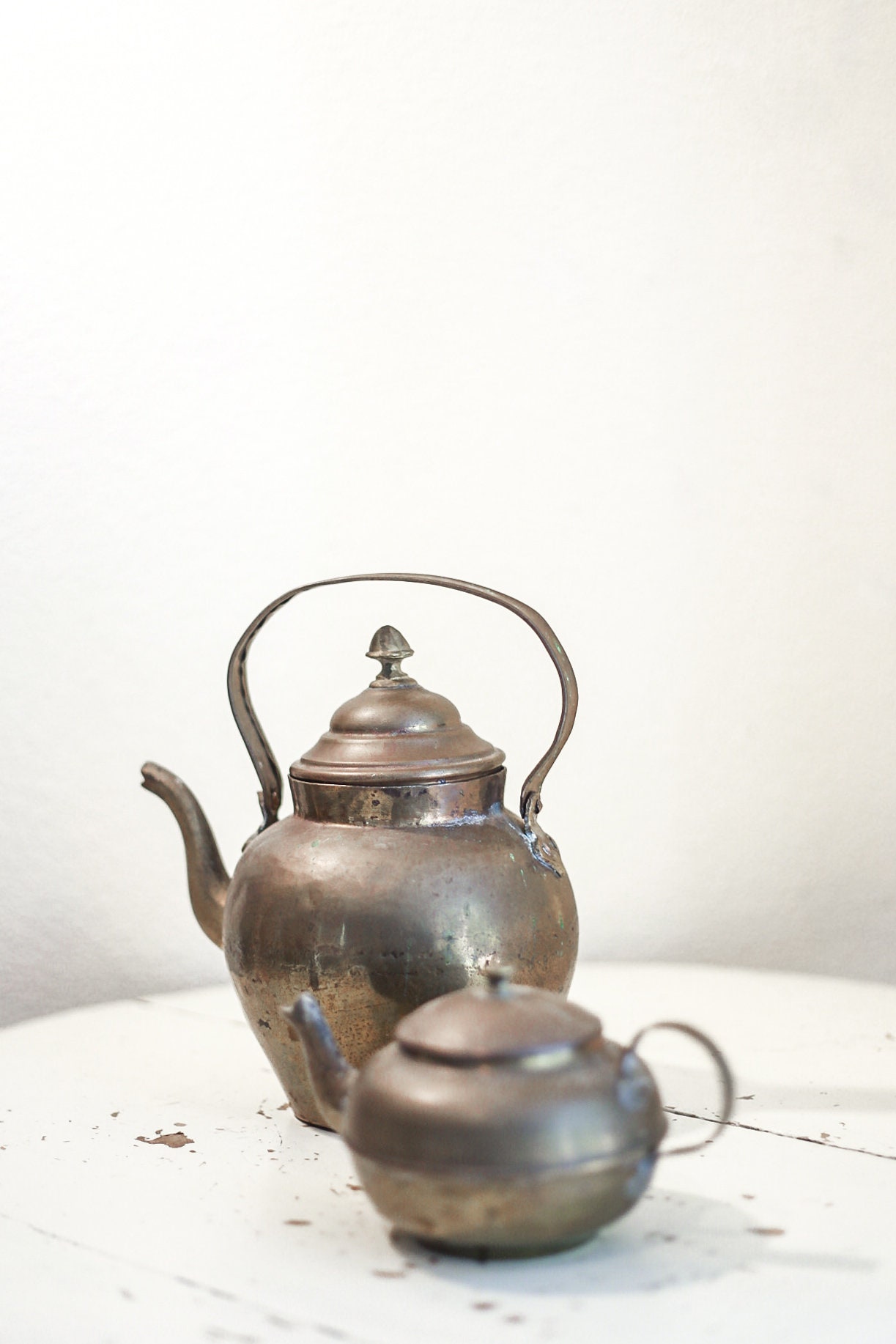 Vintage Brass Teapot small Etsy