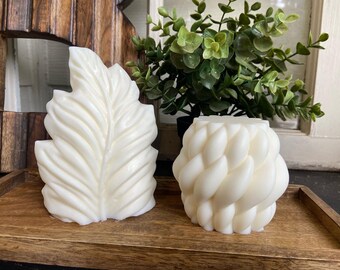 Handmade Palm Leaf Soy Candle | Luna Bella Decor