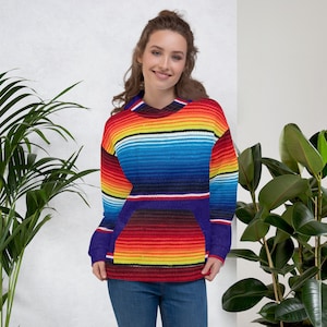 All Over Serape Print Unisex Hoodie