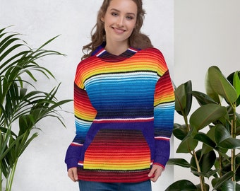 All Over Serape Print Unisex Hoodie