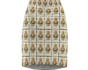 Virgin Women's Pencil Skirt (AOP)