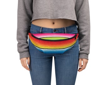 Mexico's Serape Print Fanny Pack