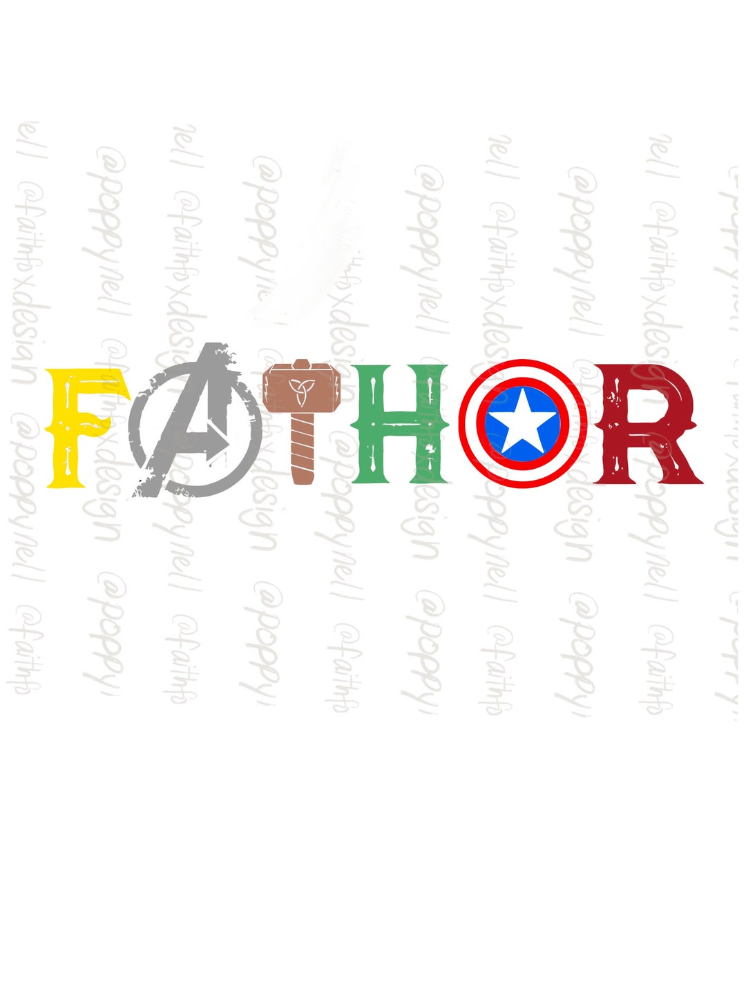 Fathers Day Fathor Avengers Marvel SVG PNG - Etsy