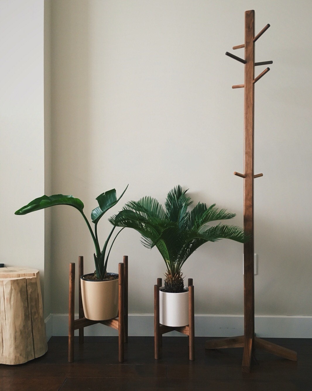Mid century coat stand online