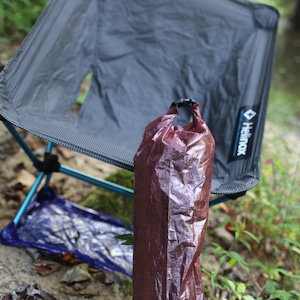 Bolsa impermeable enrollable para silla de mochilero Dyneema