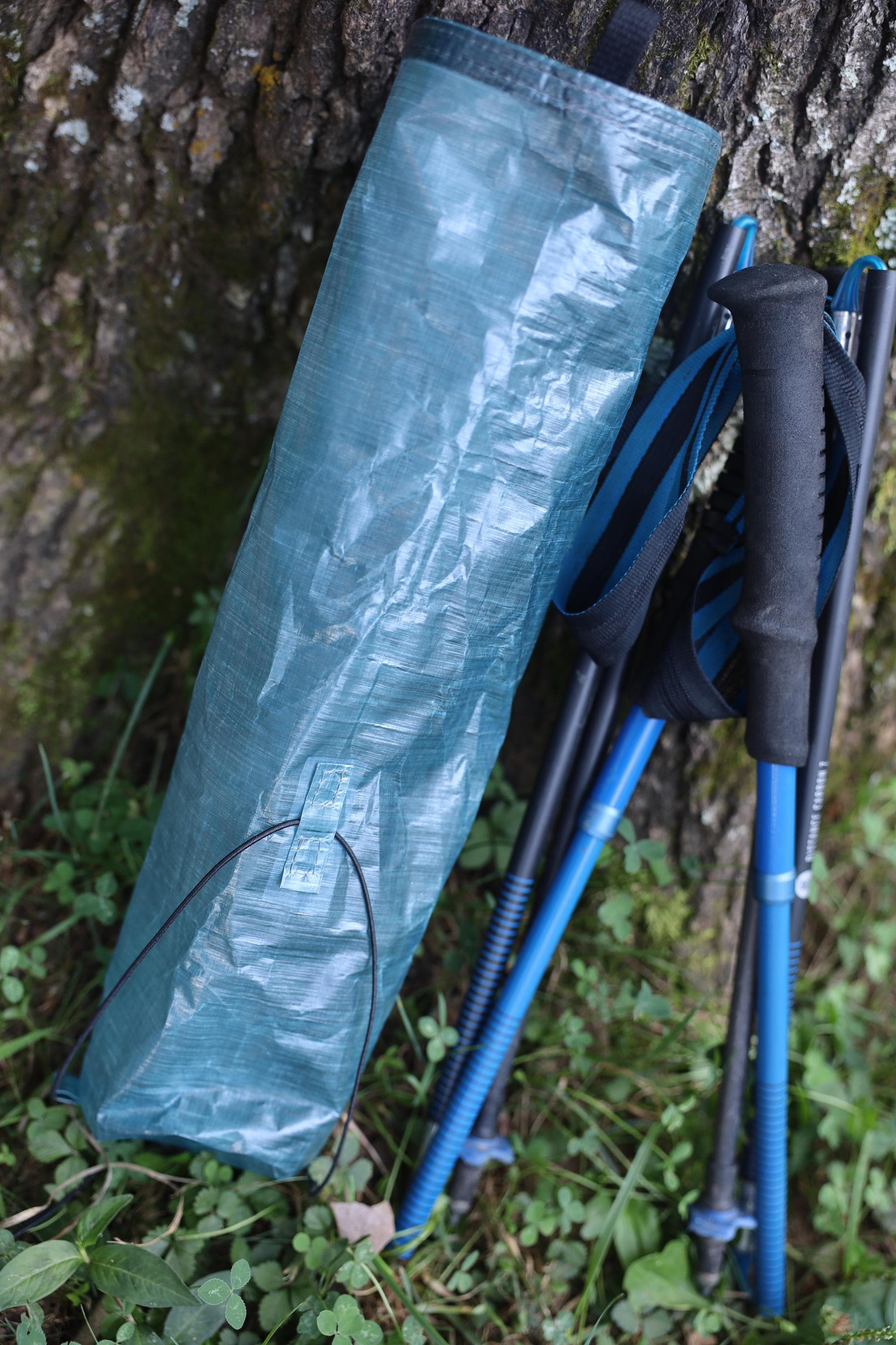 Dyneema trekking pole quiver