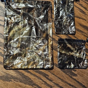 Dyneema camo stuff sacks set