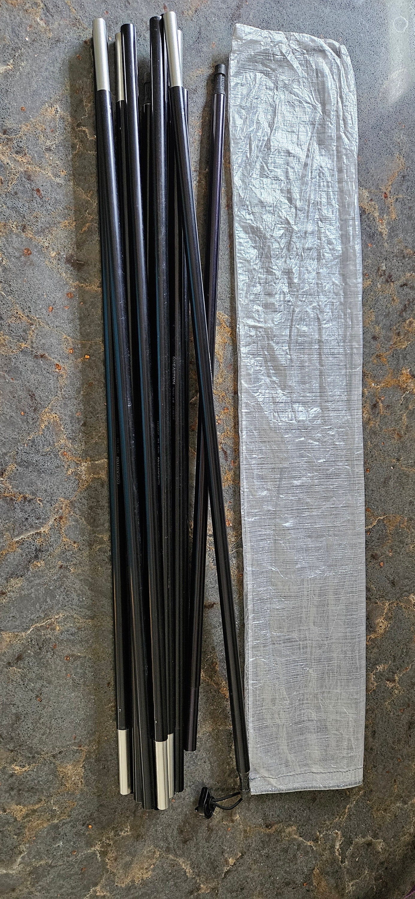 Dyneema Dcf Ultralight Tent Pole Bag Pouch Backpacking, Camping, Hiking