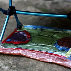 Dyneema omslagdoek voor backpackingstoel