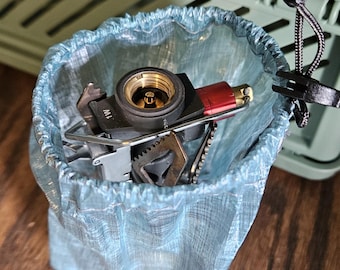 Dyneema backpacking stove bag