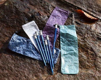 Dyneema tent stake bag