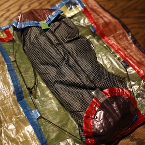 Dyneema backpacking chair groundsheet wrap