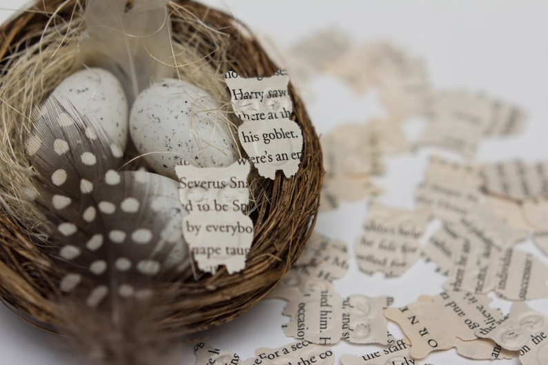 Harry Potter Party Owl Confetti and crafting journaling For Harry Potter Parties