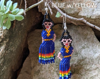 Beaded DANCING LADY Earring Set