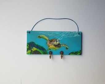 Turtle Key Rack Etsy