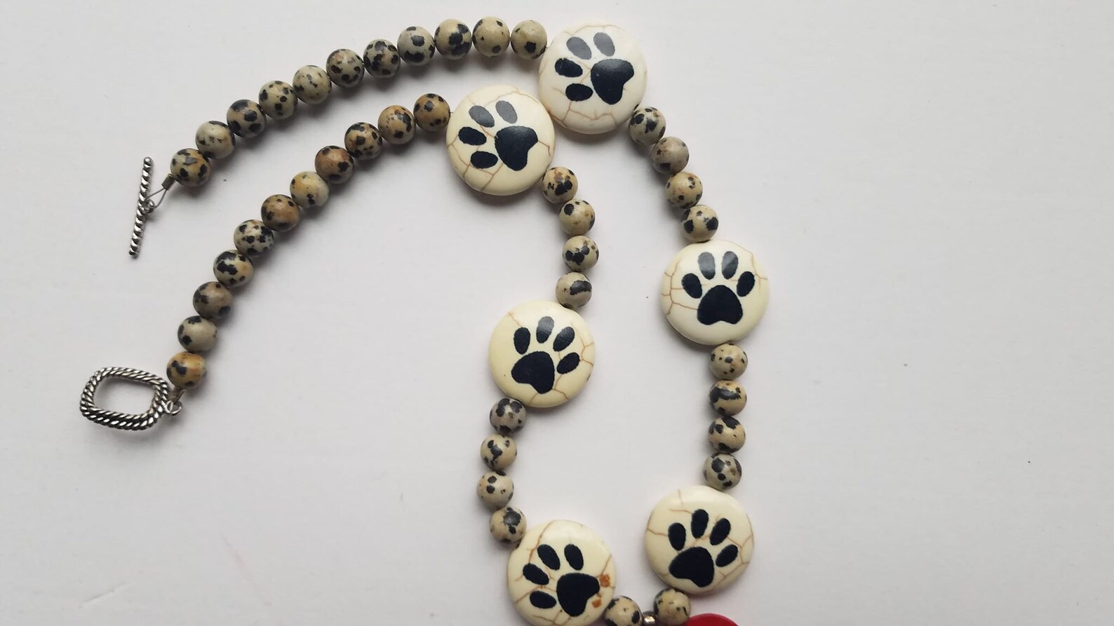 Dog print necklace Dog print pendant Gift for her Dog lovers Etsy
