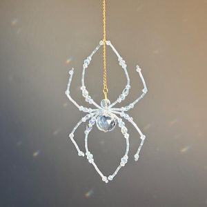 Crystal bead Spider Suncatcher - Just the Spider