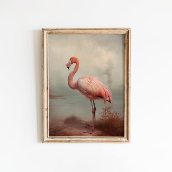 Vintage Flamingo Decor Etsy