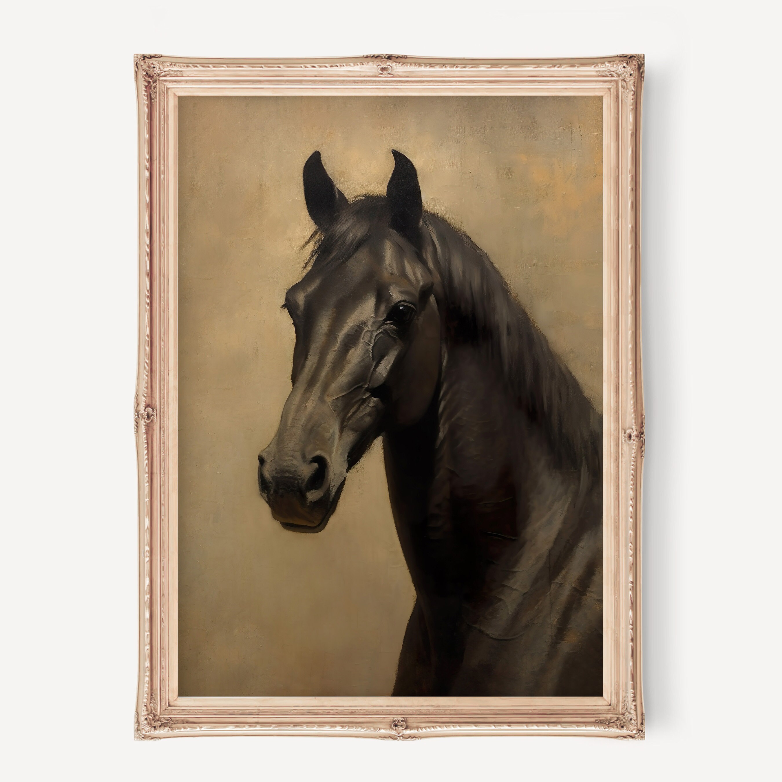 Horse Wall Art Vintage Horse Print Farmhouse Decor - Etsy