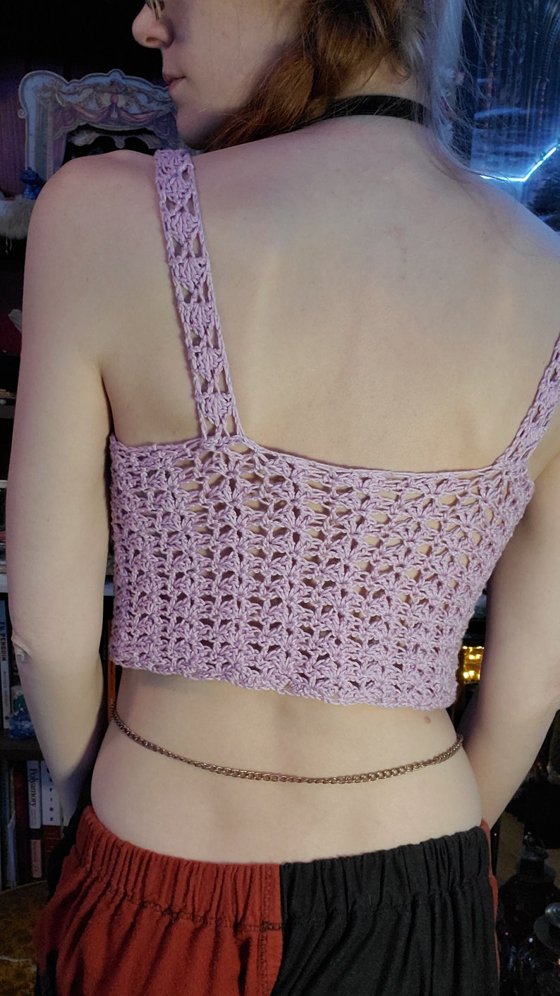 Baby Pink Tie Front Crop Top