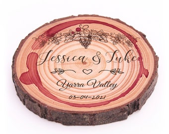 Winery Theme Wedding Favour Coasters • Vineyard Wedding Favors • Rustic Favor • Wedding Thank You Gift • Wedding Coasters for Winery Wedding