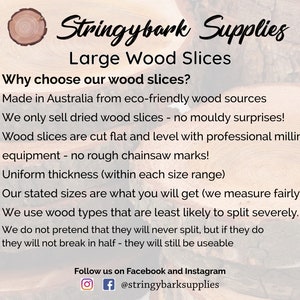 Large Wood Slices Sanded one Side Wood Slice Centerpieces Large Wood Slices Rustic Wedding Decor Pyrography Wood Blanks image 5
