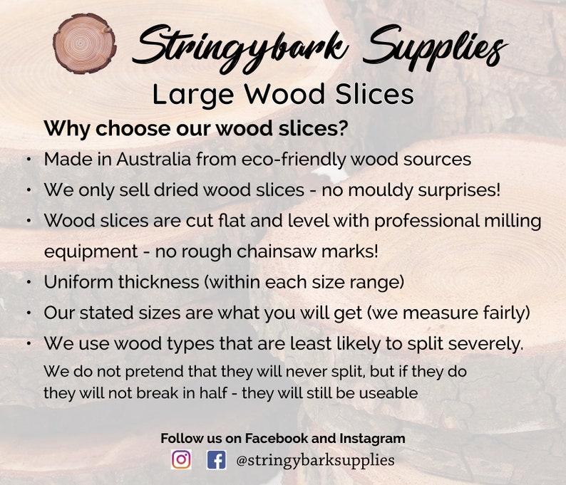 Large Wood Slices Sanded one Side Wood Slice Centerpieces Large Wood Slices Rustic Wedding Decor Pyrography Wood Blanks image 5