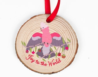 Galah Christmas Ornament • Australian Bird Ornament • Australian Christmas Gift • Aussie Christmas Gift • Gift for Grandma • Gift for parent